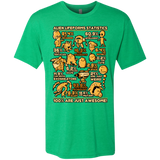 T-Shirts Envy / Small Alien Statistics Men's Triblend T-Shirt