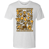 T-Shirts Heather White / Small Alien Statistics Men's Triblend T-Shirt