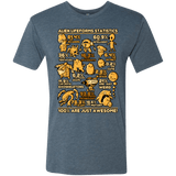 T-Shirts Indigo / Small Alien Statistics Men's Triblend T-Shirt