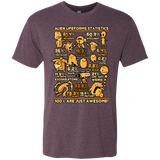 T-Shirts Vintage Purple / Small Alien Statistics Men's Triblend T-Shirt