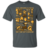 T-Shirts Dark Heather / Small Alien Statistics T-Shirt