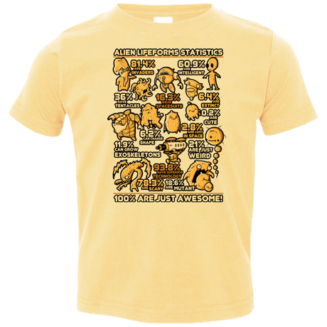 T-Shirts Butter / 2T Alien Statistics Toddler Premium T-Shirt