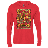 T-Shirts Vintage Red / X-Small Alien Statistics Triblend Long Sleeve Hoodie Tee