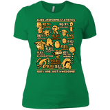 T-Shirts Kelly Green / X-Small Alien Statistics Women's Premium T-Shirt