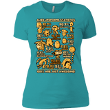 T-Shirts Tahiti Blue / X-Small Alien Statistics Women's Premium T-Shirt