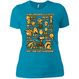 T-Shirts Turquoise / X-Small Alien Statistics Women's Premium T-Shirt