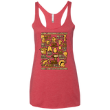 T-Shirts Vintage Red / X-Small Alien Statistics Women's Triblend Racerback Tank