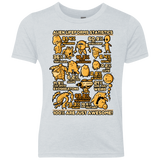 T-Shirts Heather White / YXS Alien Statistics Youth Triblend T-Shirt
