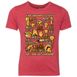 T-Shirts Vintage Red / YXS Alien Statistics Youth Triblend T-Shirt