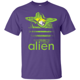 T-Shirts Purple / S Alien T-Shirt