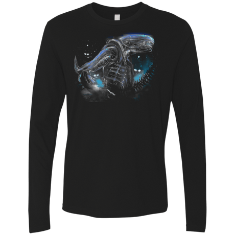 T-Shirts Black / Small Alien Terror From Deep Space Men's Premium Long Sleeve