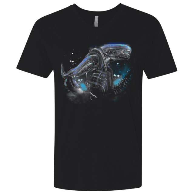 T-Shirts Black / X-Small Alien Terror From Deep Space Men's Premium V-Neck