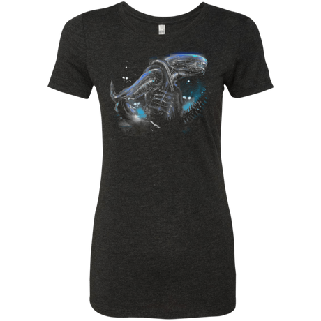 T-Shirts Vintage Black / Small Alien Terror From Deep Space Women's Triblend T-Shirt