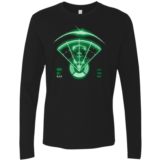 T-Shirts Black / Small Alien Tracking Men's Premium Long Sleeve