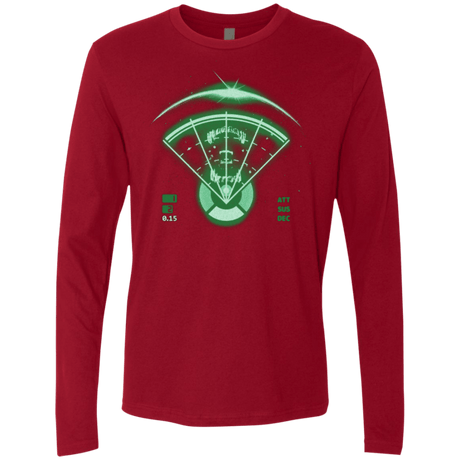 T-Shirts Cardinal / Small Alien Tracking Men's Premium Long Sleeve
