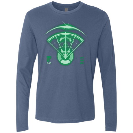 T-Shirts Indigo / Small Alien Tracking Men's Premium Long Sleeve