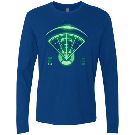 T-Shirts Royal / Small Alien Tracking Men's Premium Long Sleeve
