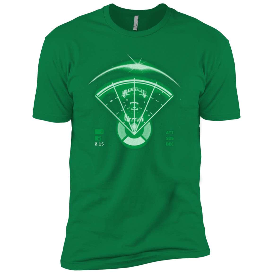 T-Shirts Kelly Green / X-Small Alien Tracking Men's Premium T-Shirt