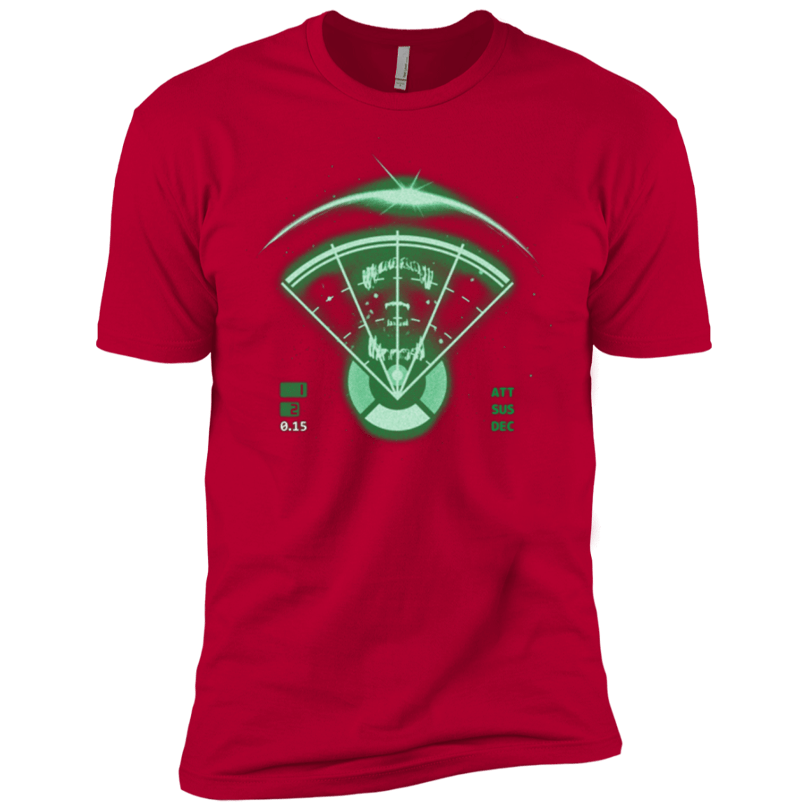 T-Shirts Red / X-Small Alien Tracking Men's Premium T-Shirt
