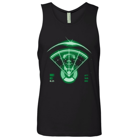 T-Shirts Black / Small Alien Tracking Men's Premium Tank Top