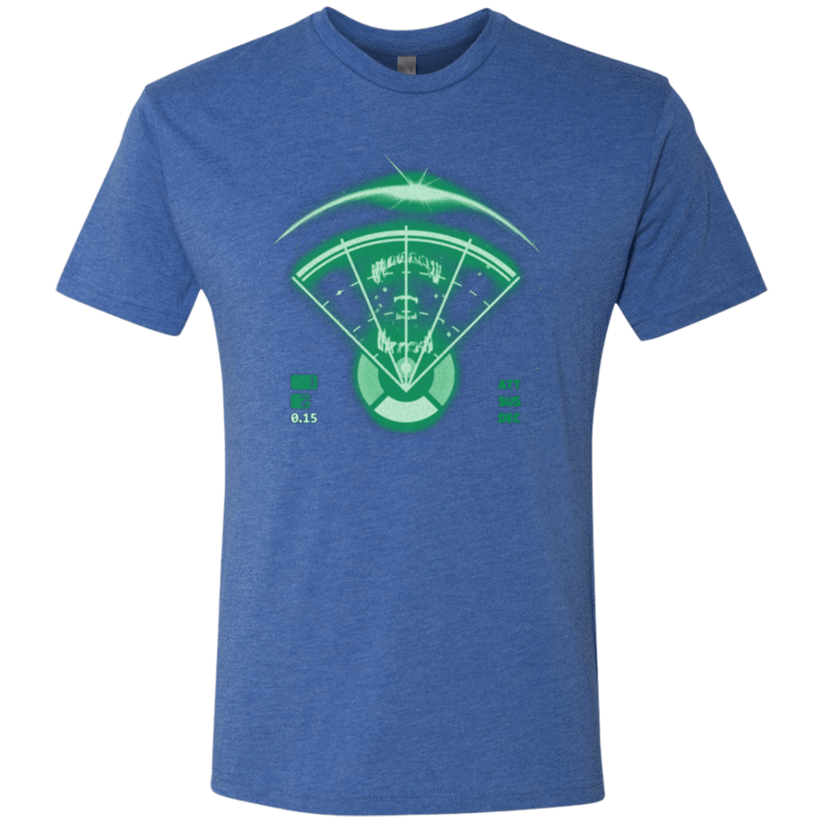 T-Shirts Vintage Royal / Small Alien Tracking Men's Triblend T-Shirt