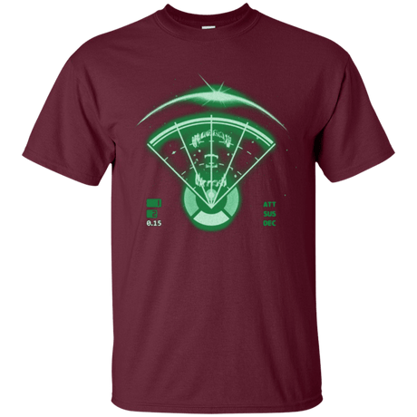 T-Shirts Maroon / Small Alien Tracking T-Shirt