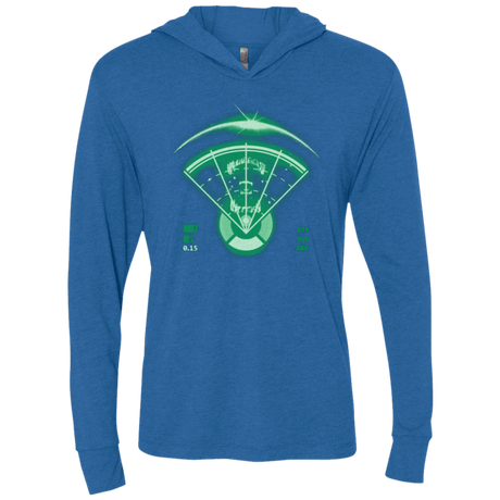 T-Shirts Vintage Royal / X-Small Alien Tracking Triblend Long Sleeve Hoodie Tee