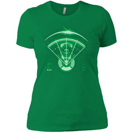 T-Shirts Kelly Green / X-Small Alien Tracking Women's Premium T-Shirt