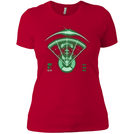 T-Shirts Red / X-Small Alien Tracking Women's Premium T-Shirt