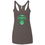 T-Shirts Macchiato / X-Small Alien Tracking Women's Triblend Racerback Tank