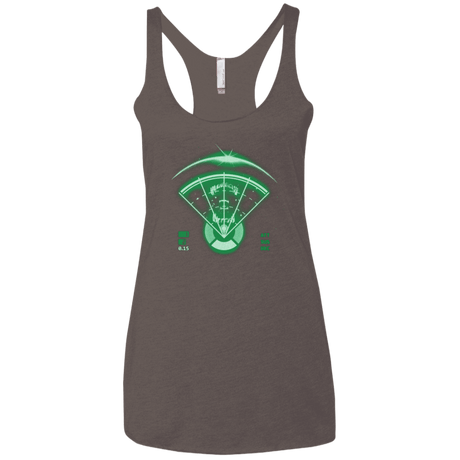 T-Shirts Macchiato / X-Small Alien Tracking Women's Triblend Racerback Tank