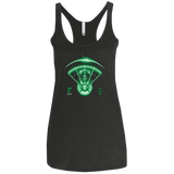 T-Shirts Vintage Black / X-Small Alien Tracking Women's Triblend Racerback Tank
