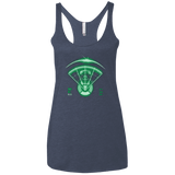 T-Shirts Vintage Navy / X-Small Alien Tracking Women's Triblend Racerback Tank