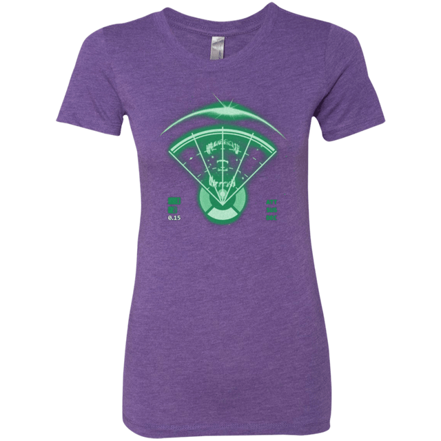 T-Shirts Purple Rush / Small Alien Tracking Women's Triblend T-Shirt