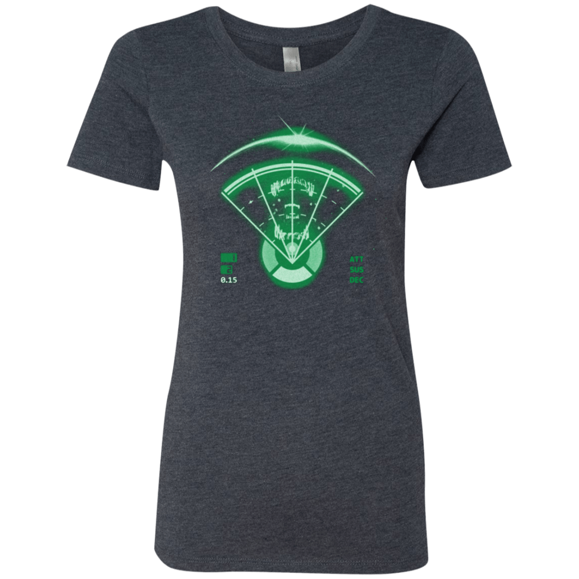 T-Shirts Vintage Navy / Small Alien Tracking Women's Triblend T-Shirt