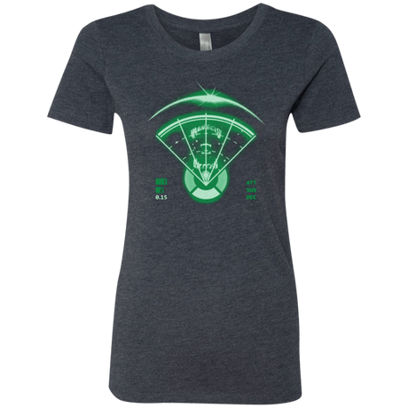T-Shirts Vintage Navy / Small Alien Tracking Women's Triblend T-Shirt