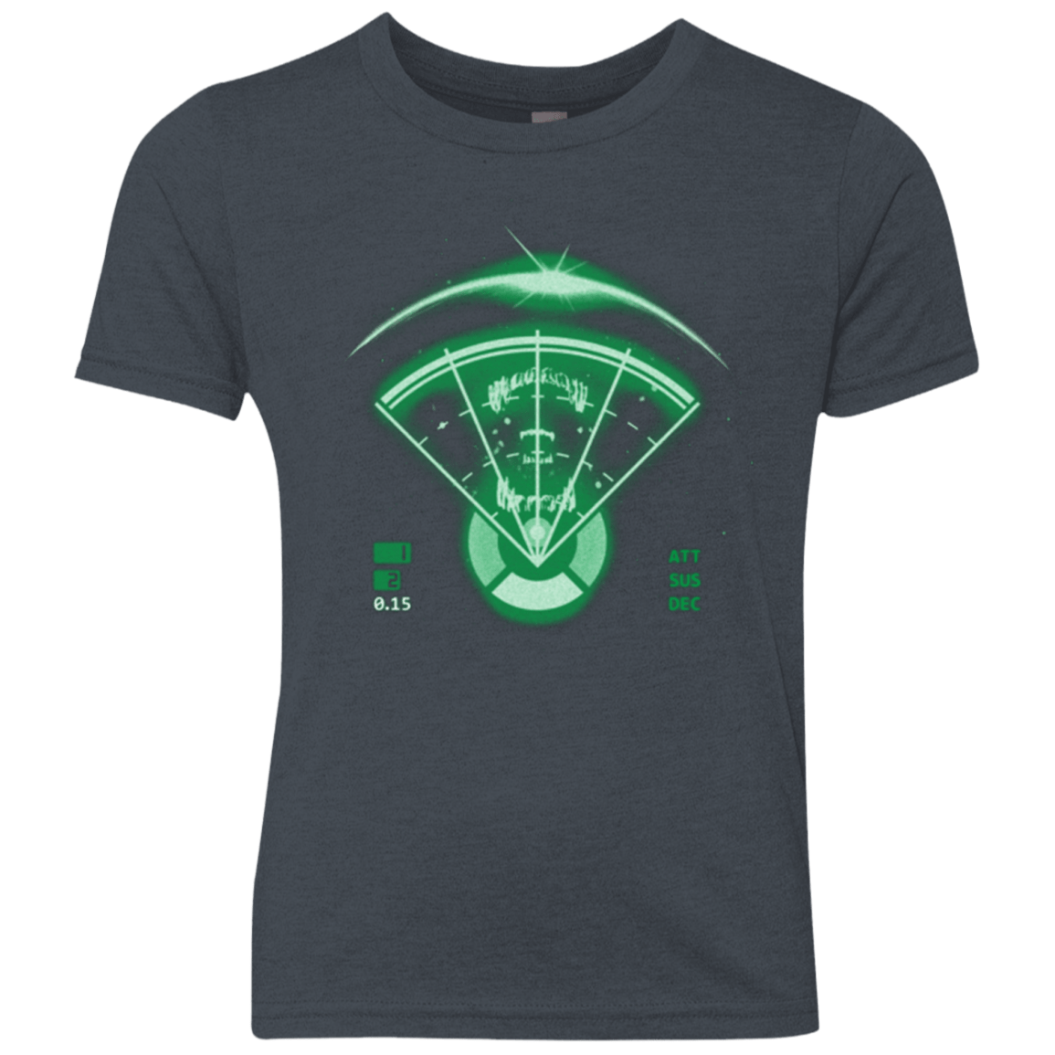 T-Shirts Vintage Navy / YXS Alien Tracking Youth Triblend T-Shirt