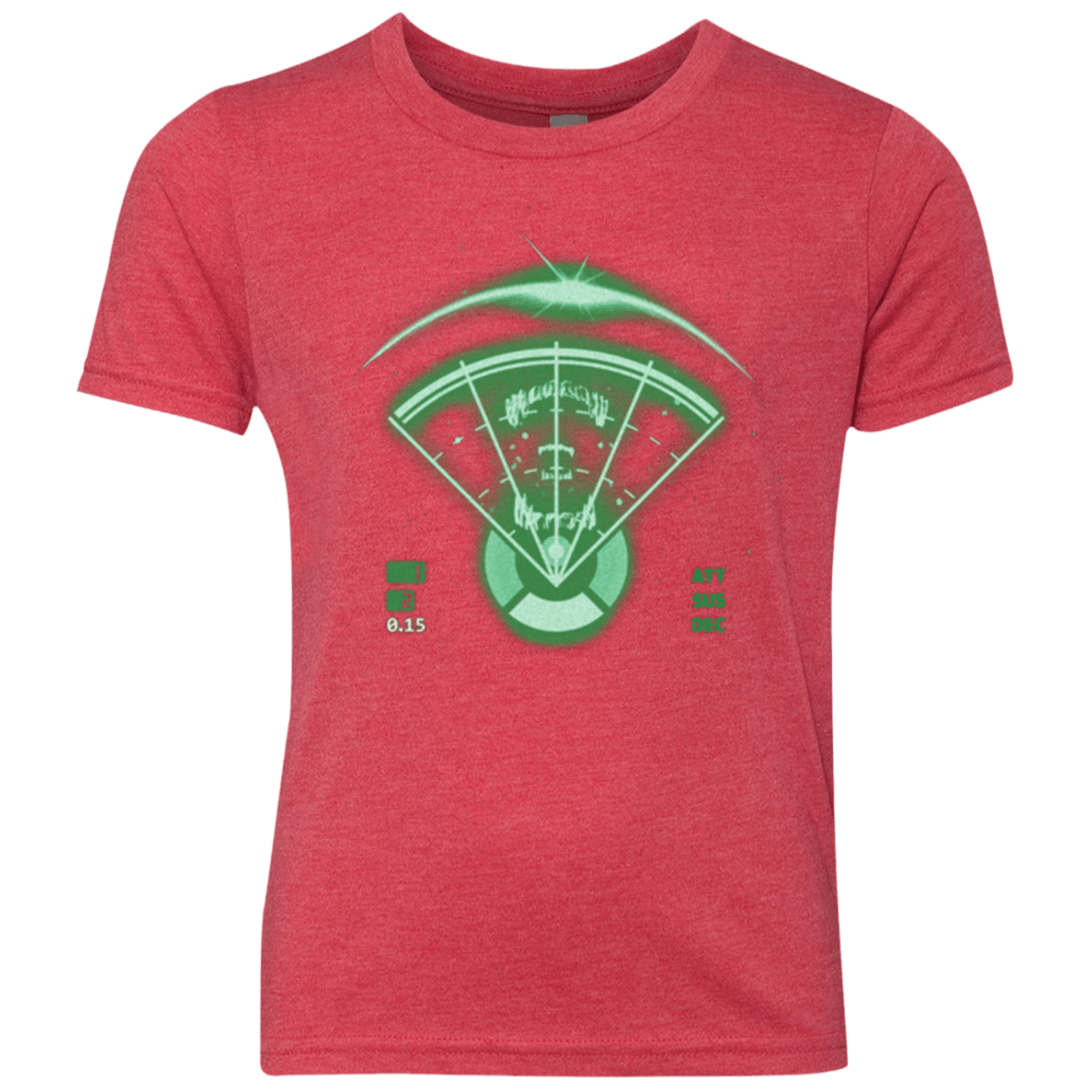 T-Shirts Vintage Red / YXS Alien Tracking Youth Triblend T-Shirt