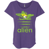 T-Shirts Purple Rush / X-Small Alien Triblend Dolman Sleeve