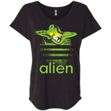 T-Shirts Vintage Black / X-Small Alien Triblend Dolman Sleeve