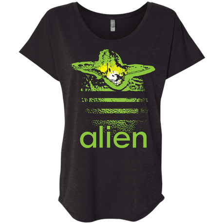 T-Shirts Vintage Black / X-Small Alien Triblend Dolman Sleeve