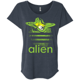 T-Shirts Vintage Navy / X-Small Alien Triblend Dolman Sleeve