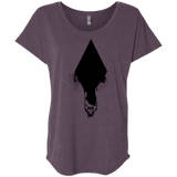 T-Shirts Vintage Purple / X-Small Alien Triblend Dolman Sleeve