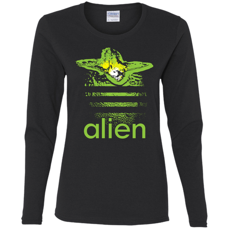 T-Shirts Black / S Alien Women's Long Sleeve T-Shirt