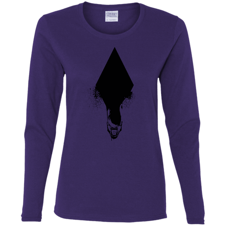 T-Shirts Purple / S Alien Women's Long Sleeve T-Shirt