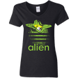 T-Shirts Black / S Alien Women's V-Neck T-Shirt