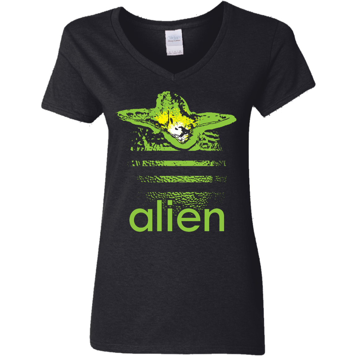 T-Shirts Black / S Alien Women's V-Neck T-Shirt