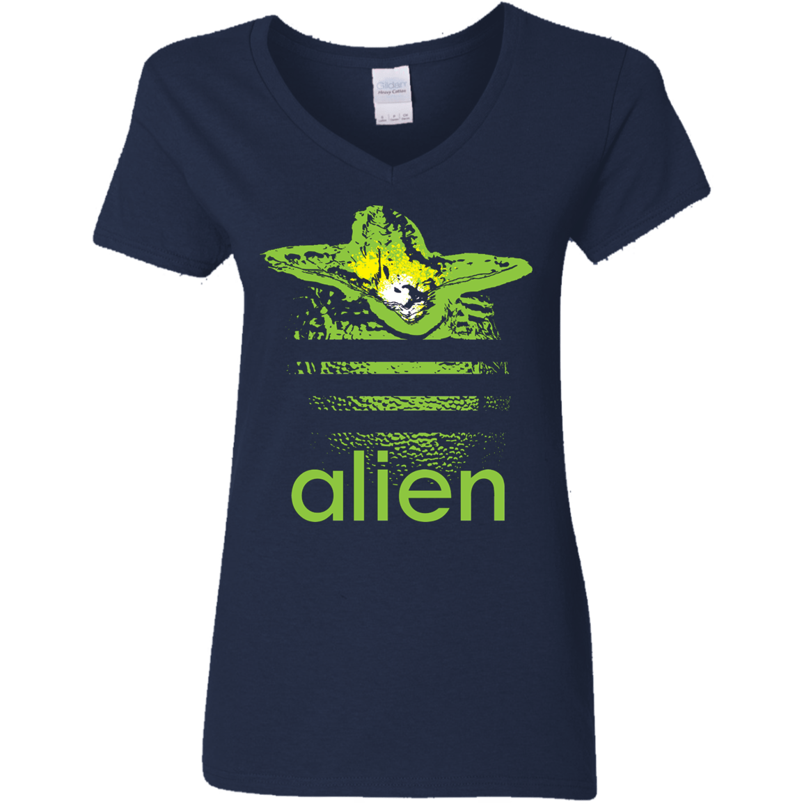 T-Shirts Navy / S Alien Women's V-Neck T-Shirt