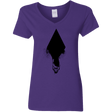 T-Shirts Purple / S Alien Women's V-Neck T-Shirt