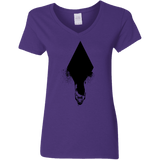 T-Shirts Purple / S Alien Women's V-Neck T-Shirt